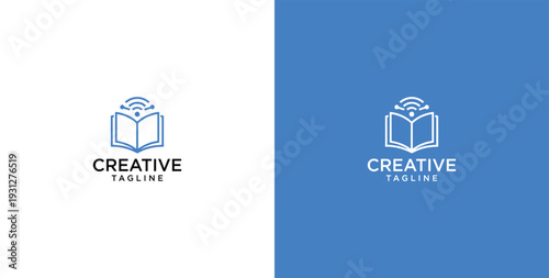 online education business logo template