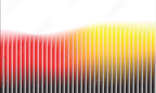 Red to Yellow Gradient Streaks on Black Background