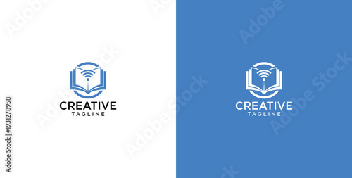 online education business logo template