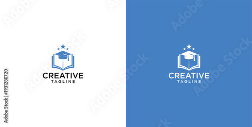 online education business logo template