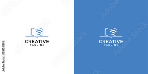 online education business logo template