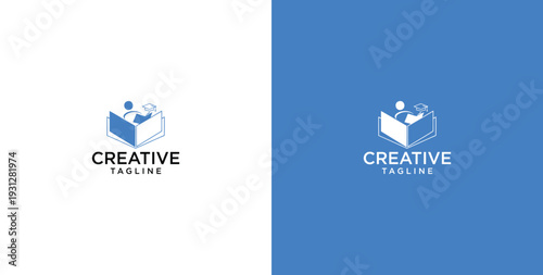 online education business logo template