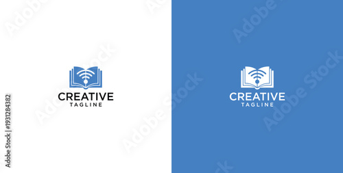 online education business logo template