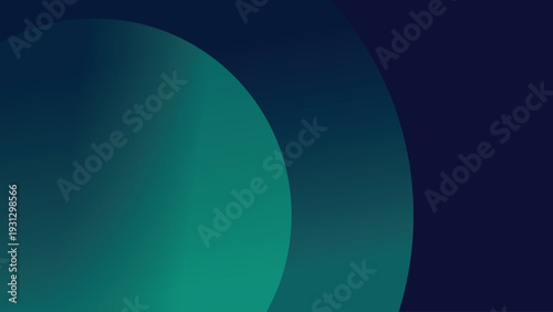 green blue abstract background with blue circles