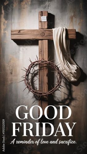 Commemorating good friday with reverence and reflection on the significance of sacrifice and love