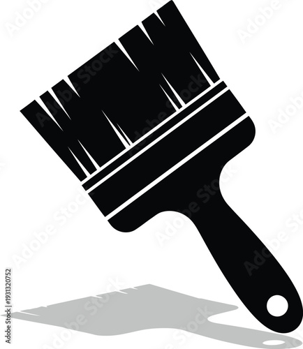 Vector paint brush icon for art and design applications