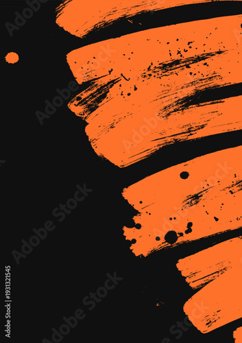 Abstract trendy grunge artistic banner template . Design for cover, invitation, banner, placard, brochure, poster, card, flyer and other Vector illustration