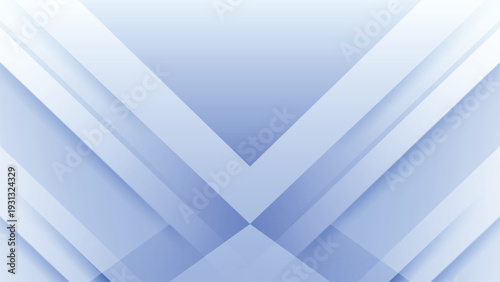 Minimal blue abstract background featuring layered triangle shapes and soft gradient lighting.