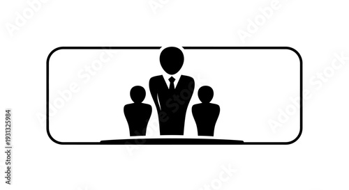 Business people team in silhouette.