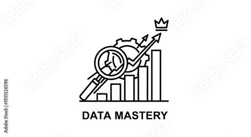 Data analysis and business growth concept.