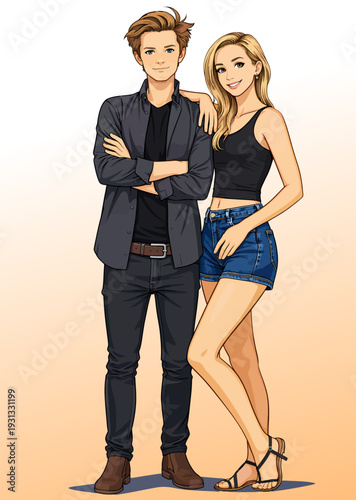 070-19-Romantic couple performing a passionate tango dance, feeling love and elegance