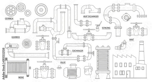 Architectural Blueprint Drawings of Buildings and Structures.