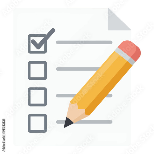 Checkmark List with Pencil UI Icon for Task Management Interface Free Download Checkmark List with Pencil UI Icon for Task Management Interface - GFXLoad