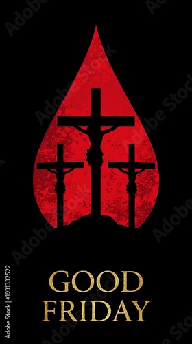 Reflecting on the significance of good friday and the crucifixion of jesus christ through a symbolic representation