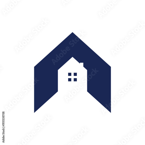 Arrow house design element vector idea with modern concept
