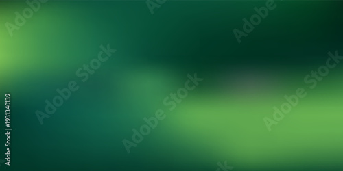 Abstract green gradient background with smooth blended colors, blurry mesh texture, design for wallpaper or website backdrop. vector ilustartion