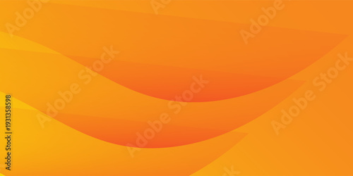 Abstract Blurry Orange Yellow Wave Background Design  Fresh Orange Yellow Stylish Background Template Vector curve