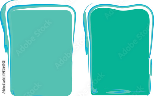 teal color creative banners abstract copy space borders