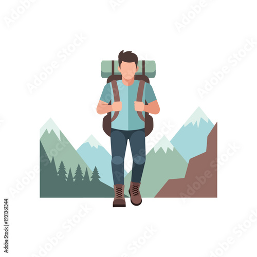 Hiker Mountain Adventure Commercial