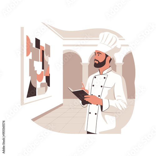 Chef Menu Planning Culinary Art Concept
