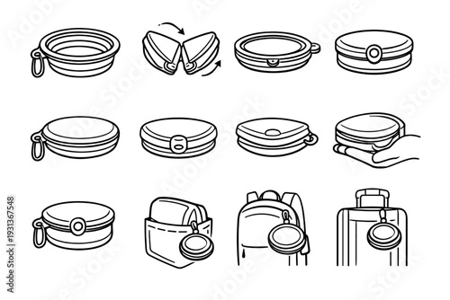 Locking edge storage secure icon icons vector easy pet folded travel form