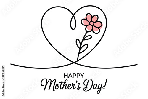 Heartfelt mother's day wishes with floral love