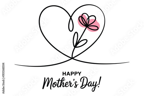 Heartfelt mother's day wishes with floral love