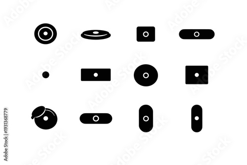 Image generation integration seamless vector aid safety geometry flat icon simple door