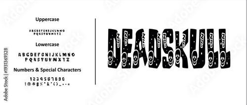 DEADSKULL is an Modern calligraphy style script designed for sophisticated branding, packaging, social media graphics, and wedding stationery. Balanced letterforms deliver charm, readability, and expr