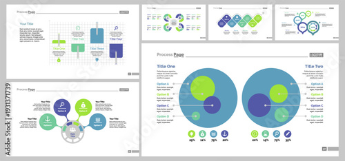 Six Training Slide Templates Set