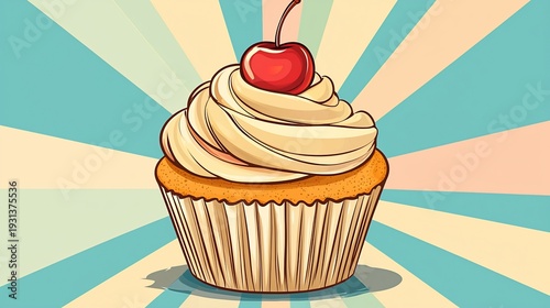 Delicious Cupcake Illustration (7)