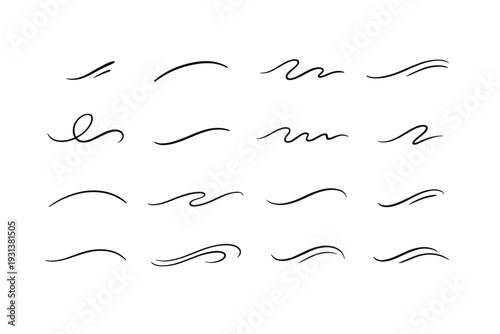 Generation easy motion playful icon vector curve flick tender image hand sweep