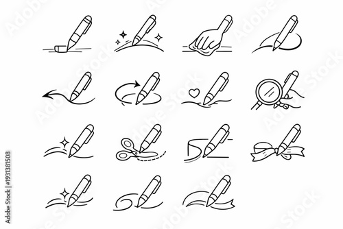 Contour arc generation line vector hush icon gap fix image simple trim