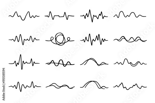 Image path tracing fluctuating generation irregular trace stuttering organic icon wavering simple