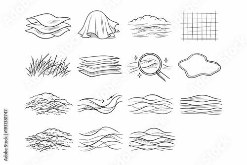 Image stacking vector line icon gentle refinement pass sediment revision quiet generation