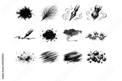 Image icon vector capillary simple chatterinhale pen generation tide respiration grainair edgebreath