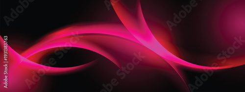 Abstract pink light streaks radiating from the center over a deep dark background, creating a bold and energetic visual impact.