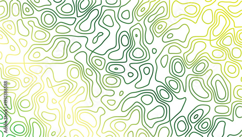 A green and yellow gradient background with a white bottom