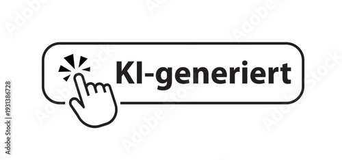 KI-generiert text on white background. ai generated in german language	