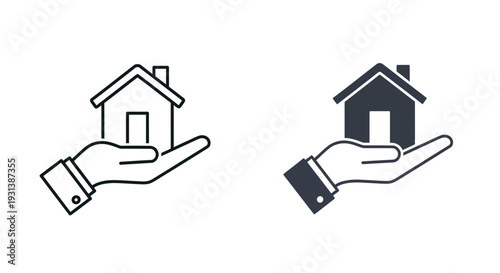 Home Insurance and Property Investment Protection Concept