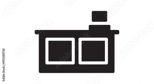 Modern camera icon for photography and videography projects