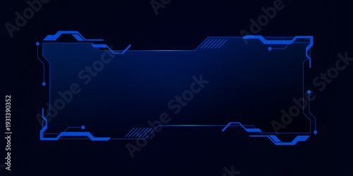 Sci fi futuristic user interface, HUD template frame design, Technology abstract background