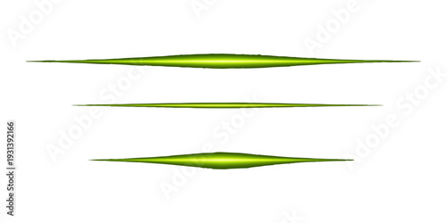 Fresh organic green onion leaves and spring chive stems isolated on a white background for a healthy food ingredient macro