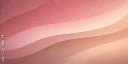 Soft pink abstract wallpaper featuring smooth flowing satin waves and a light silk fabric texture with elegant curved motion design