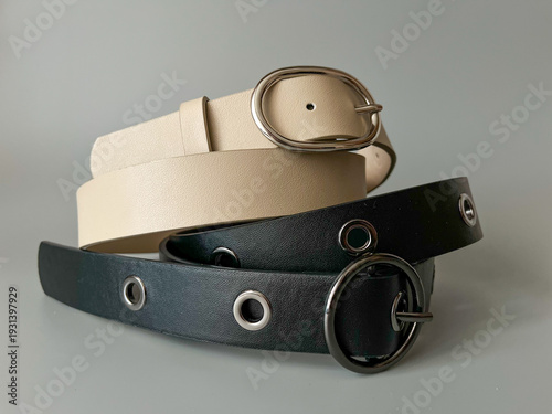 belts for pants, light and dark, fashion accessory for women and men