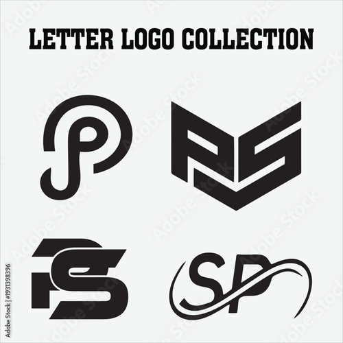letter logo collection vector art design