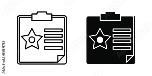 Clipboard Star Award Document Recognition Service