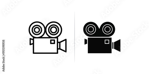 Camera Film Vintage Icon Media Production