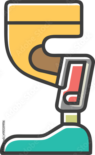 Prosthetic Leg Icon