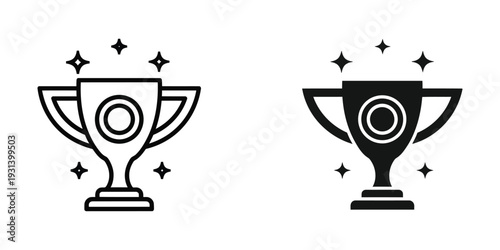 Trophy Award Victory Emblem Recognition Symbol